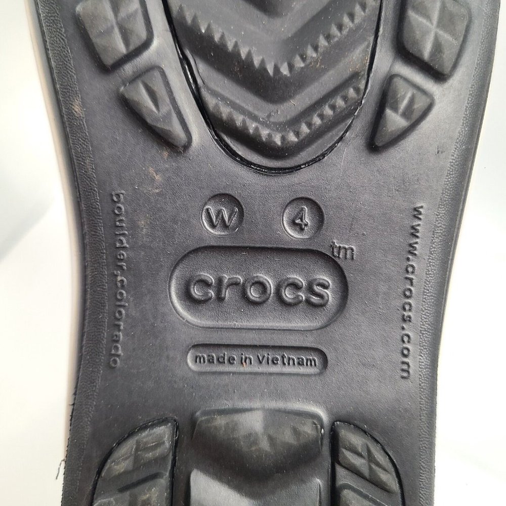 CROCS Crocband Jaunt Women’s US size 4 Black Boot 11" shaft Style 10970 - Picture 9 of 11